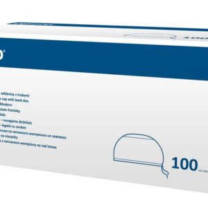 Czepek na troki wiązany 100szt zielony